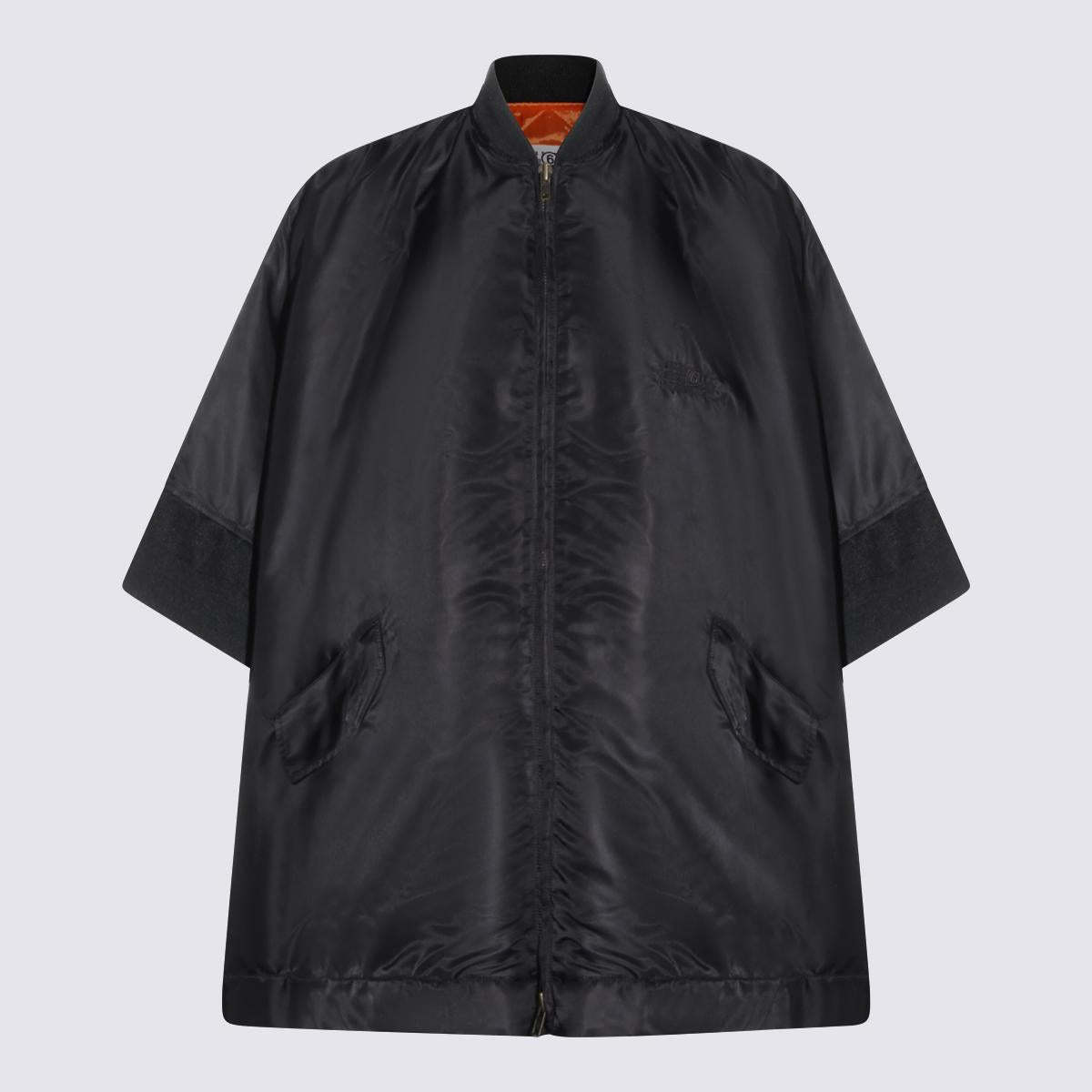 Maison Margiela Black Casual Bomber Jacket