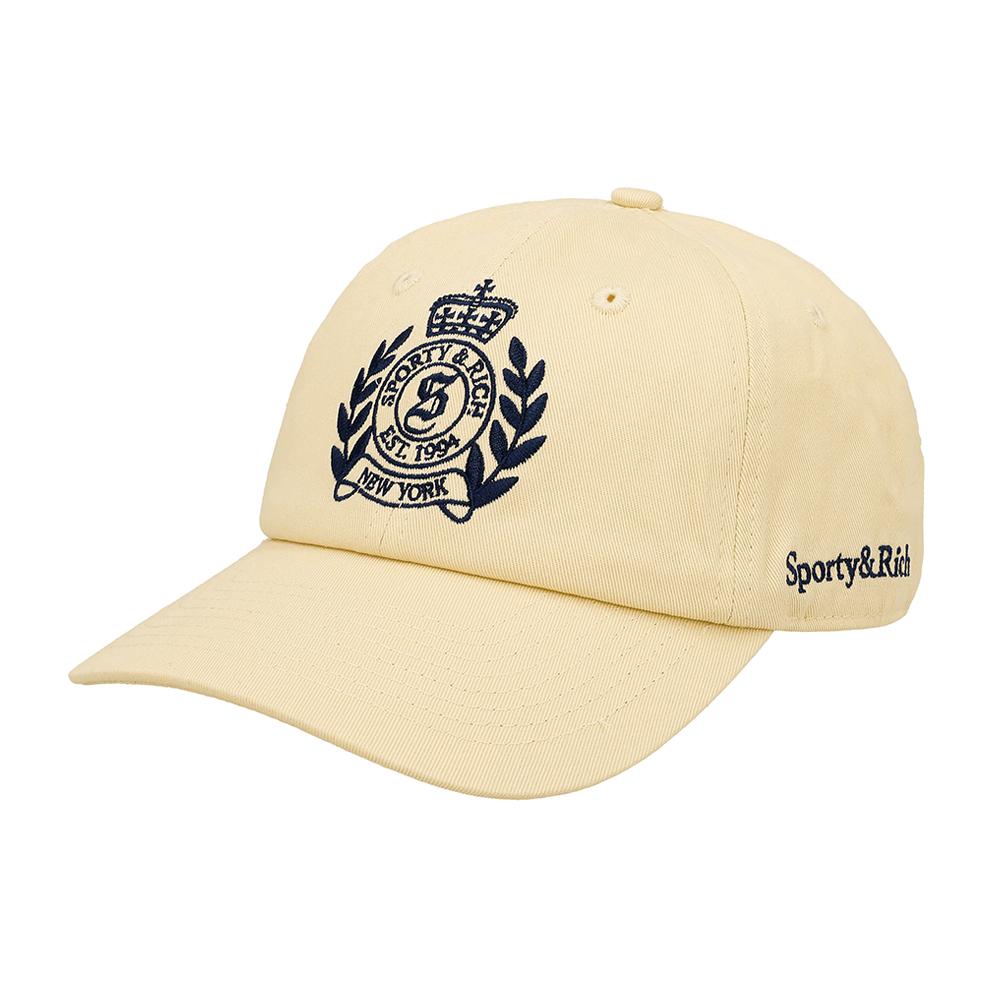 SPORTY&RICH Women’s Cotton Baseball Cap AC040606241CR01 CREAM