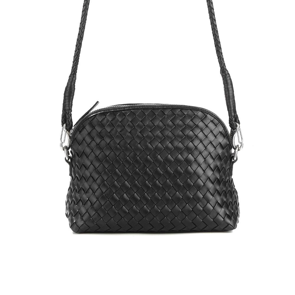 Dragon Diffusion Chunky Pellini Pochette Crossbody Bag for Women 8011 BLACK