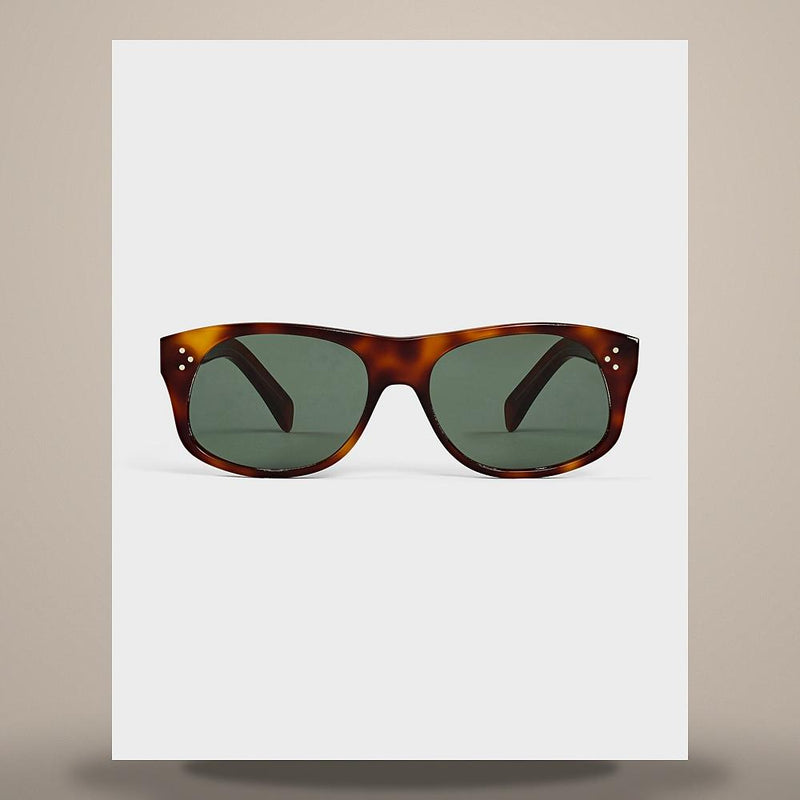 CELINE Black Frame Acetate Classic Havana Sunglasses 4S356CPLB19HD