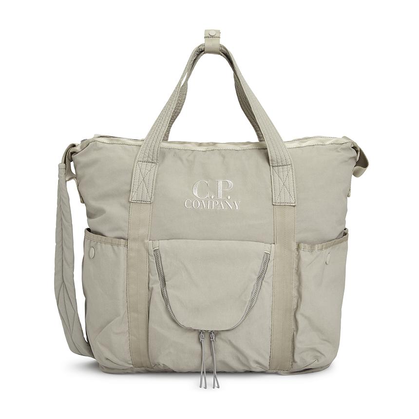 CP Company Men’s Nylon Tote Bag Gray