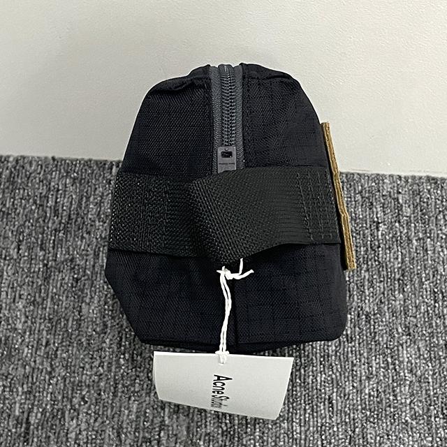 Acne Studios Pink Logo Label Ripstop Clutch Pouch C10176 900