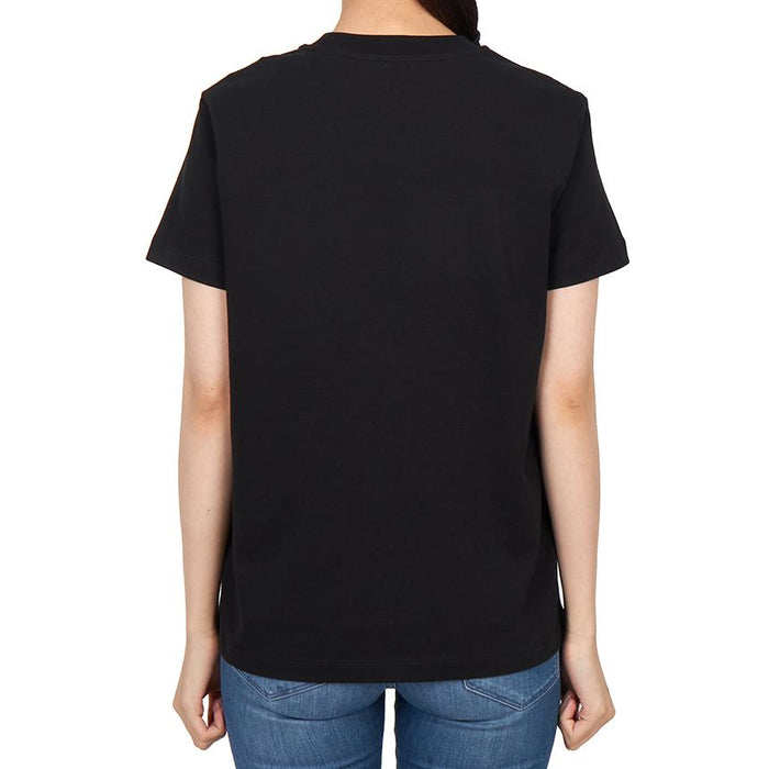 Moncler Women’s Short Sleeve T-Shirt Black Cotton