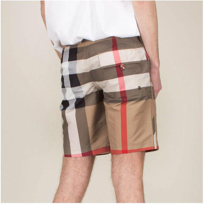 BURBERRY Check Swim Shorts Men’s Swimwear