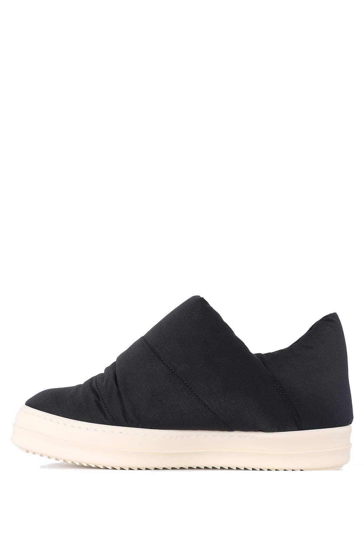 Rick Owens DRKSHDW Puffer Black Milk Slip-On Sneakers DU02D2827 MUPA 91