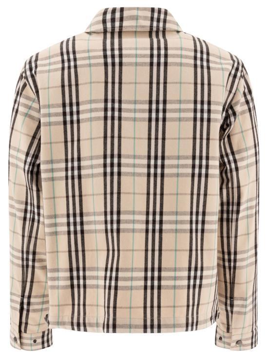 BURBERRY Check Cotton Harrington Jacket 8101040 HUSK DOM