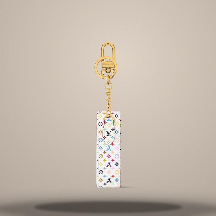Louis Vuitton Multicolor LV x TM Lipstick Case Keyring M03738