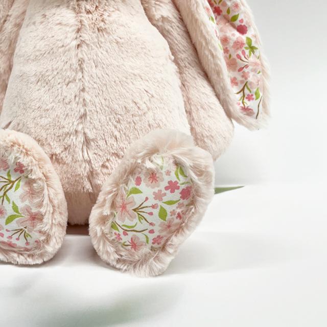 jELLYCAT Blossom Blush Bunny Cherry Medium Keyring Accessory