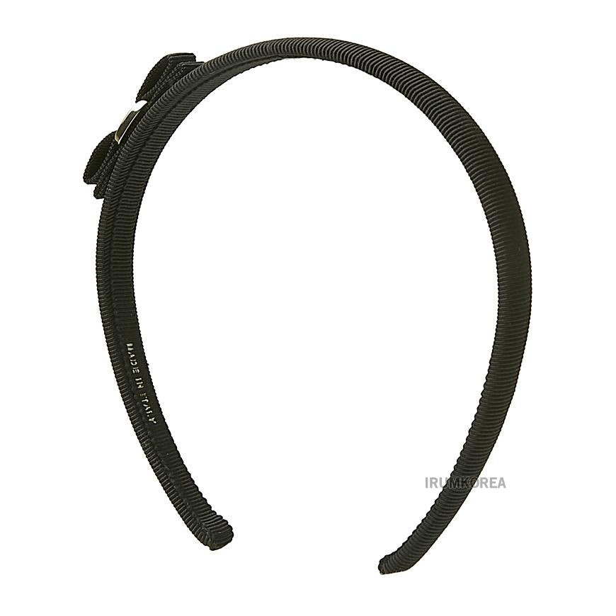 Ferragamo Vara Bow Hairband Black Gold Women’s Hair Accessory