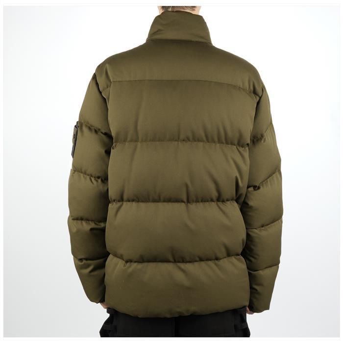 STONE ISLAND Wool Twill Down Puffer Jacket with Logo Patch 8115453F3 V0054