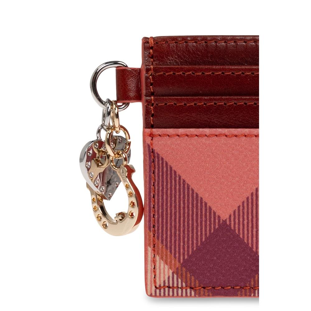 Vivienne Westwood Charm Leather Card Holder Wallet Green