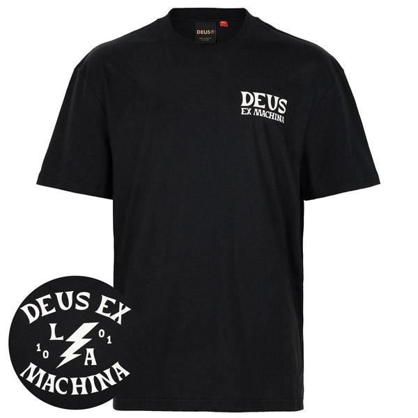 Deus Ex Machina Black Chinook Graphic T-Shirt