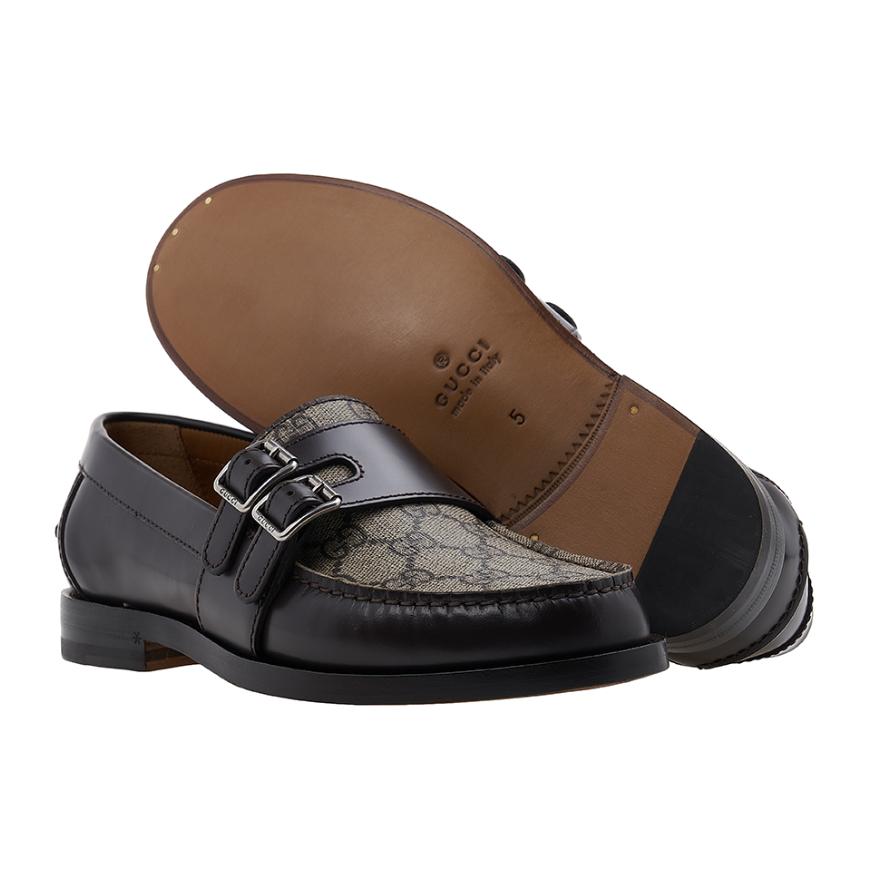 GUCCI Men’s GG Buckle Loafers 762312 17X30 2143