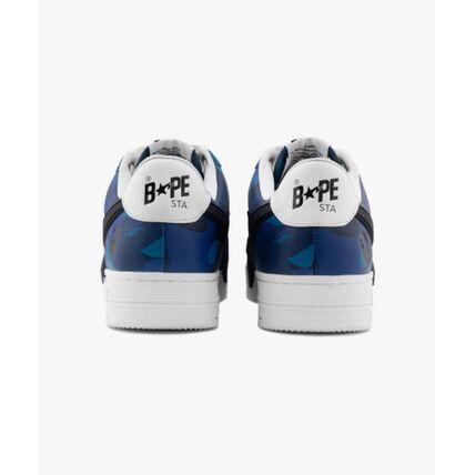 BAPE 25FW Sneakers Men’s Casual Shoes 001FWL301308MBLU BLUE DOM