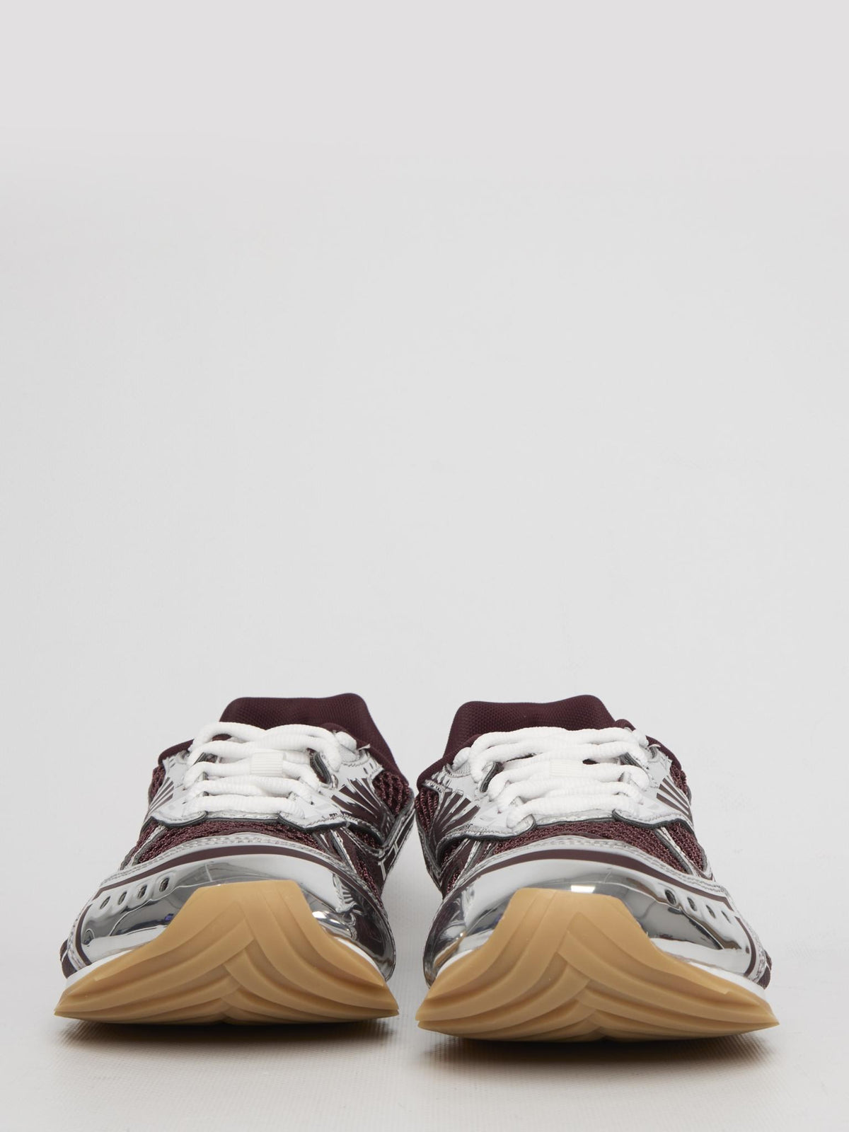 Bottega Veneta Brown Leather Low-Top Sneakers