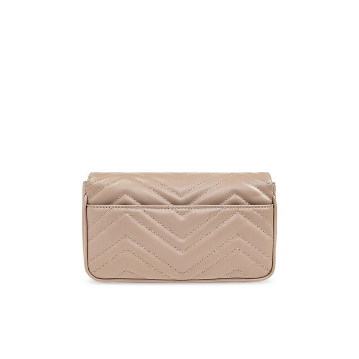 GUCCI GG Marmont Small Crossbody Bag Black Leather