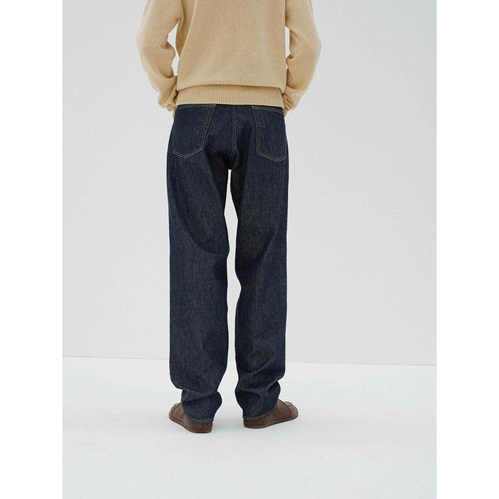 AURALEE Hard Twist Indigo Men’s Denim Pants