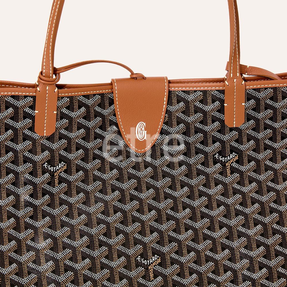 GOYARD Saint Louis GM Tote Brown Black Women’s Bag