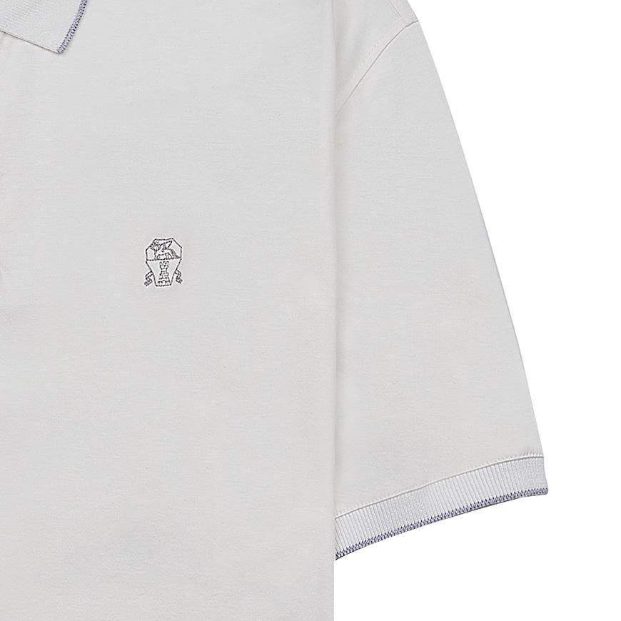 Brunello Cucinelli Men’s Jersey Polo Shirt CC984