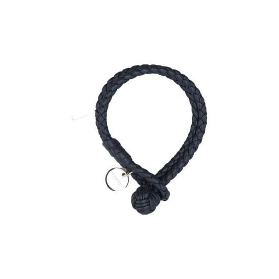 Bottega Veneta Tourmaline Leather Woven Bracelet