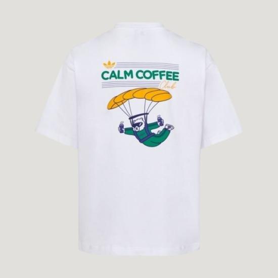 Adidas Short Sleeve T-Shirt Men’s White Cotton Basics KY5737 DOM