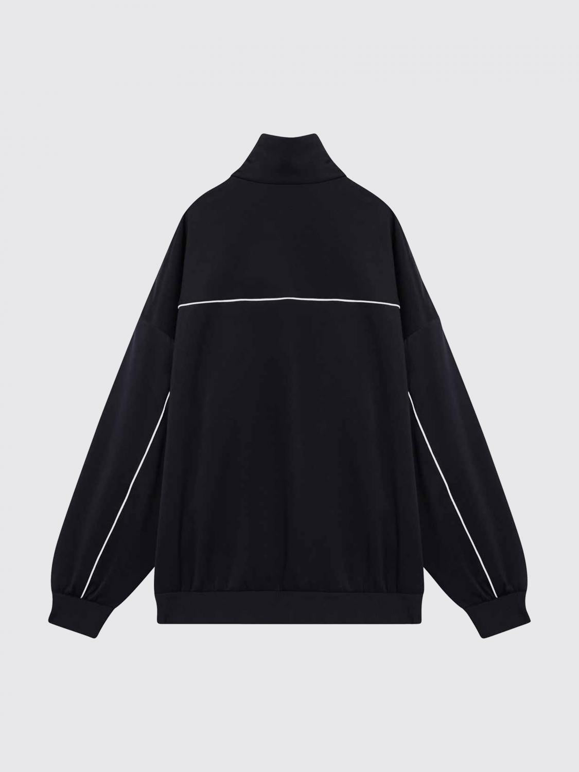 GUCCI Navy Logo Print Sweatshirt for Men