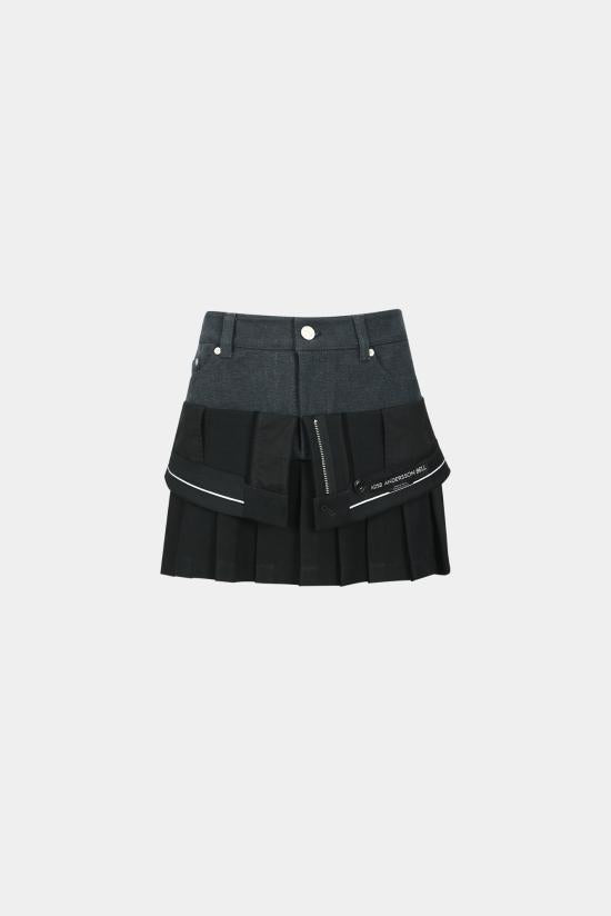 Andersson Bell Black Mini Skirt for Women apa844w BLACK DOM