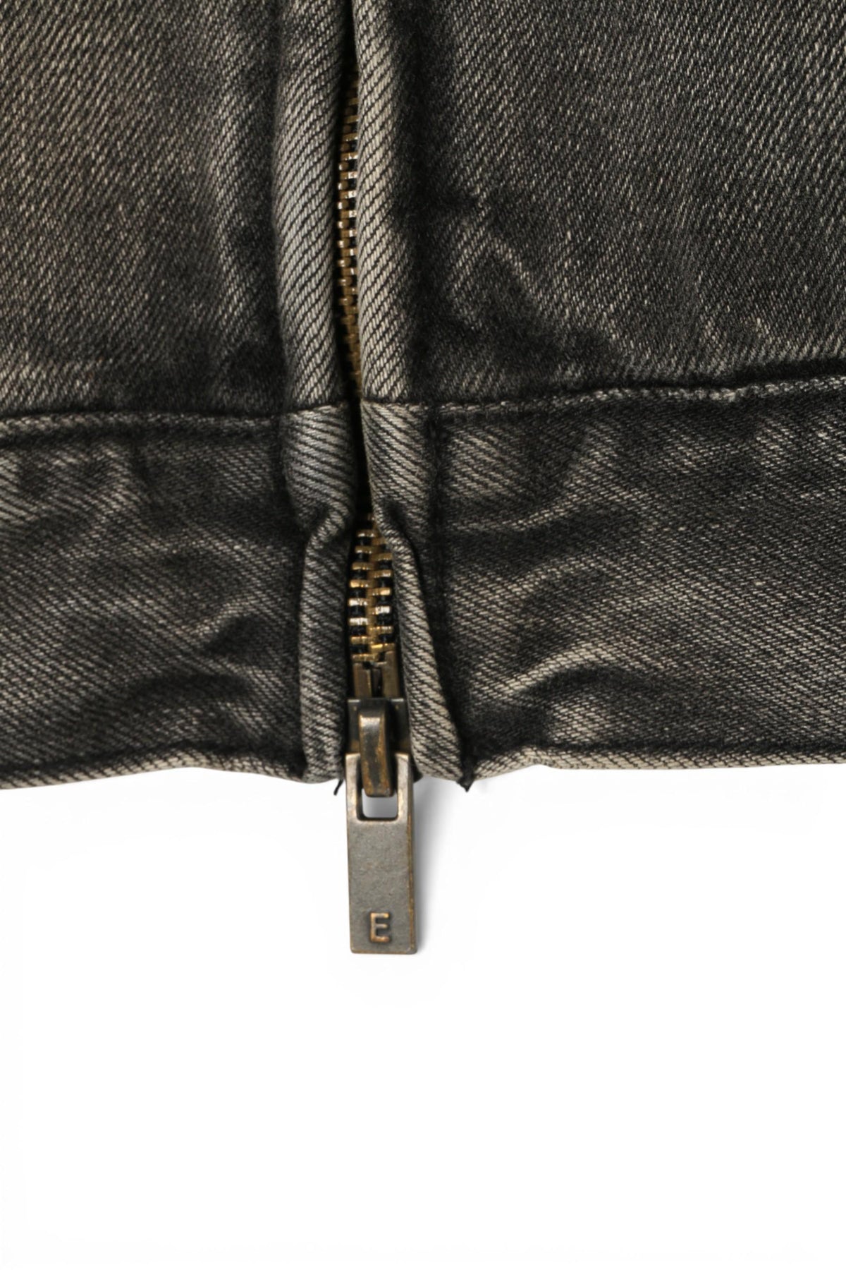 Fear of God Essential Vintage Black Denim Trucker Jacket 202BT244270F