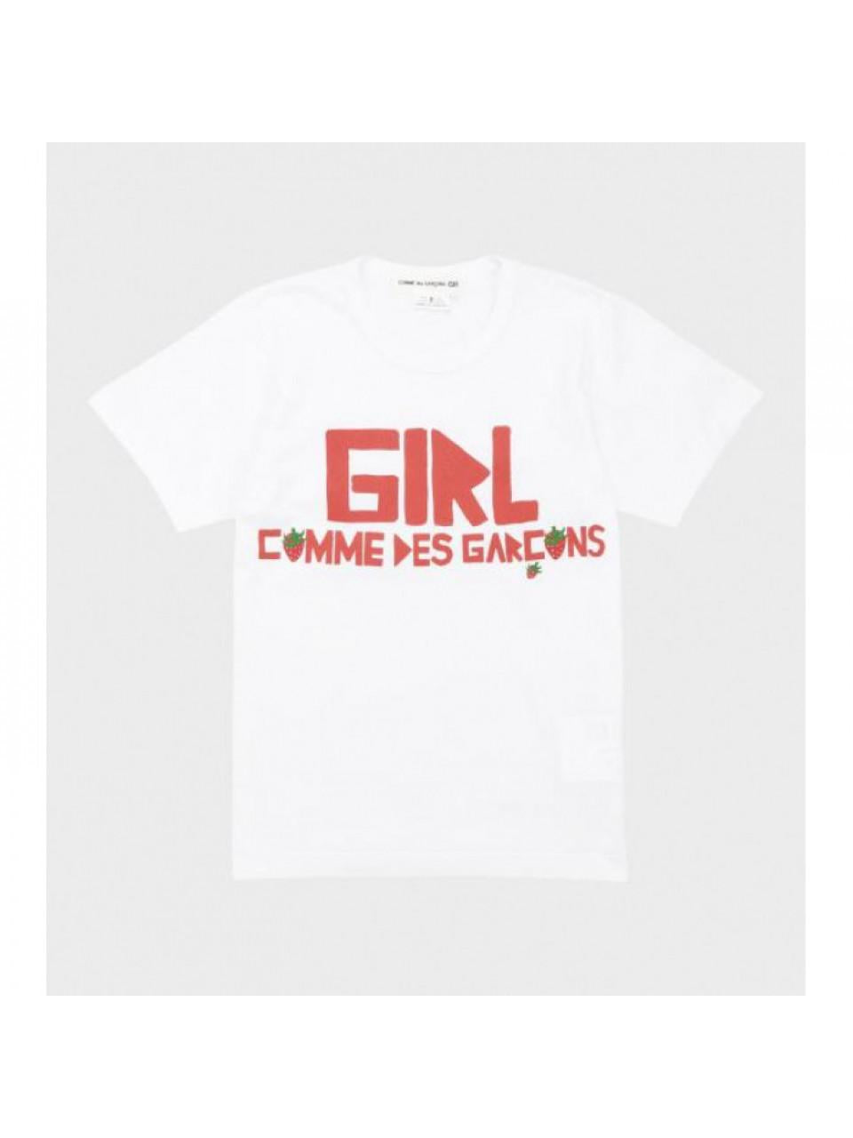 Comme des Garcons Cotton Girl Logo Short Sleeve T-Shirt NQ T502 S26 1