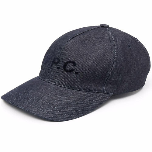 A.P.C. Eden Denim Baseball Cap Unisex COCSXM24090IAI