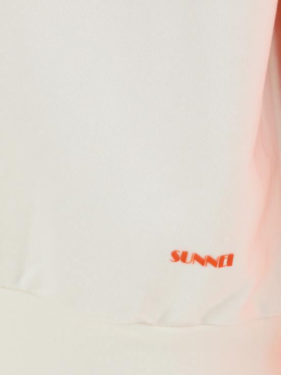 SUNNEI Black Cotton Hooded Sweatshirt for Women CRTWXJER036JER0107485 DOM