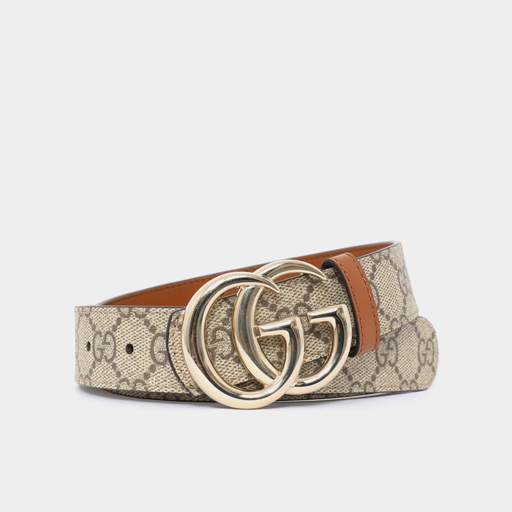 GUCCI GG Marmont Reversible Women’s Leather Belt 847131 FAFCN 9755
