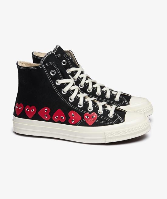 Converse Low-Top Sneakers Black Canvas Shoes for Men A08147 C