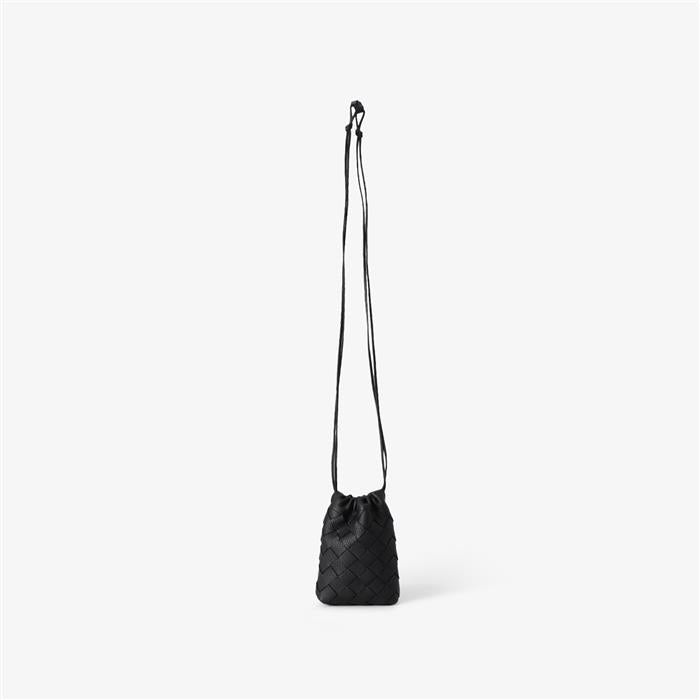 Bottega Veneta Intrecciato Vertical Crossbody Bag Dustbag Included