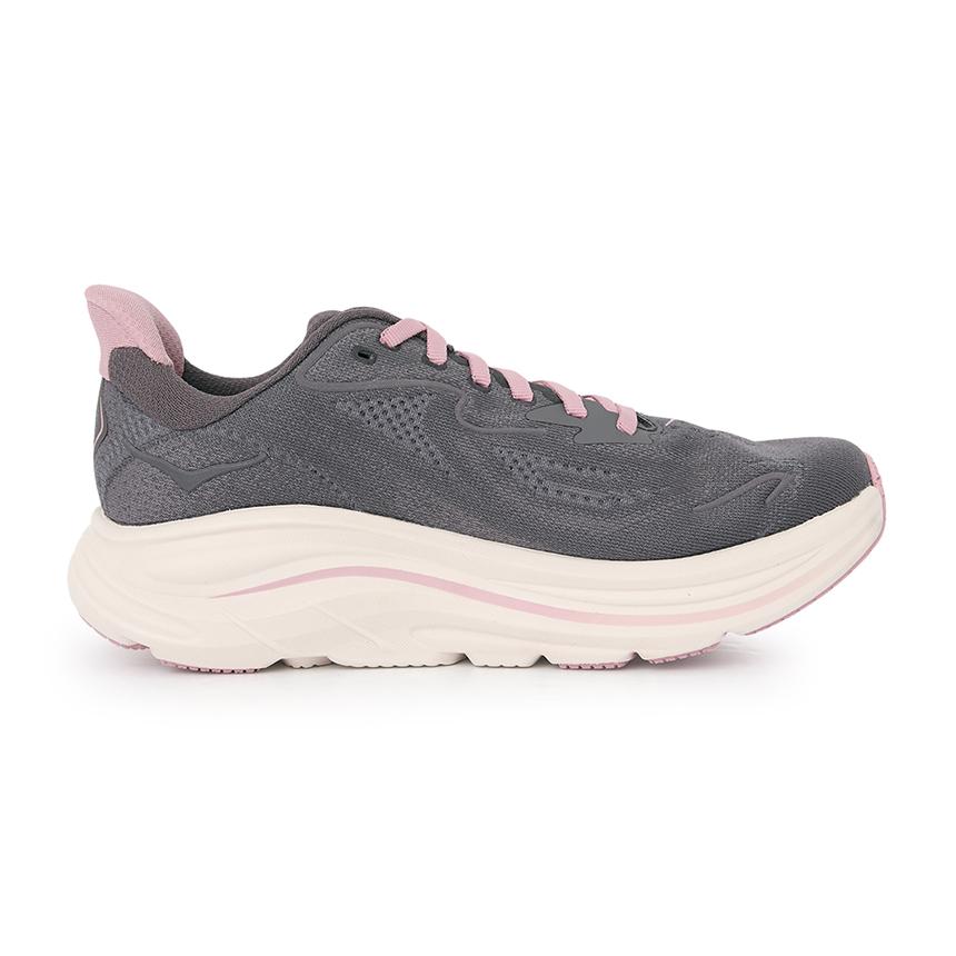 HOKA Clifton 10 Women’s Running Shoes Gray Blue Low-Top Sneakers