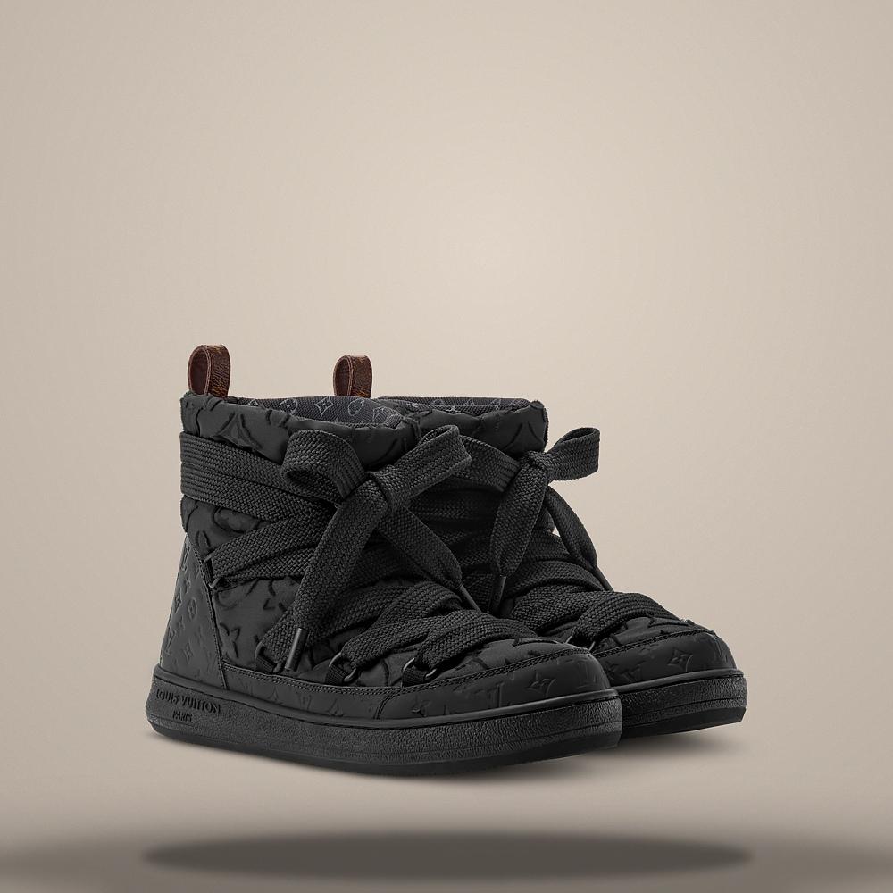 Louis Vuitton Black LV Cloud Lace-Up Ankle Boot Sneakers 1AIVCZ