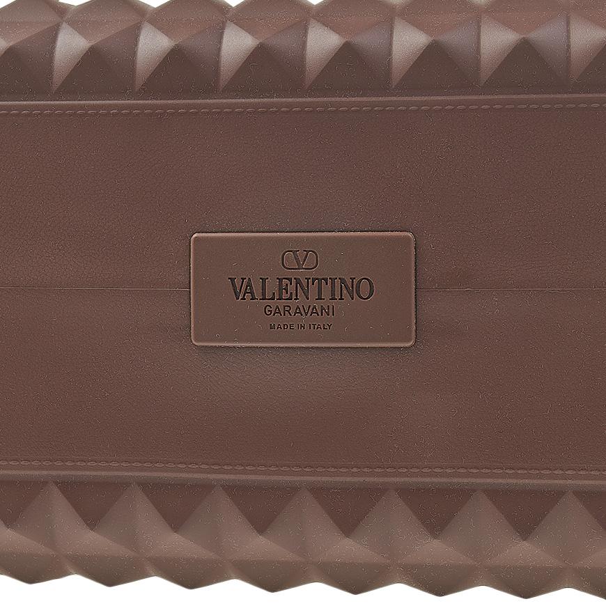 VALENTINO Garavani Le Troisième Studded Tote Bag Black Leather