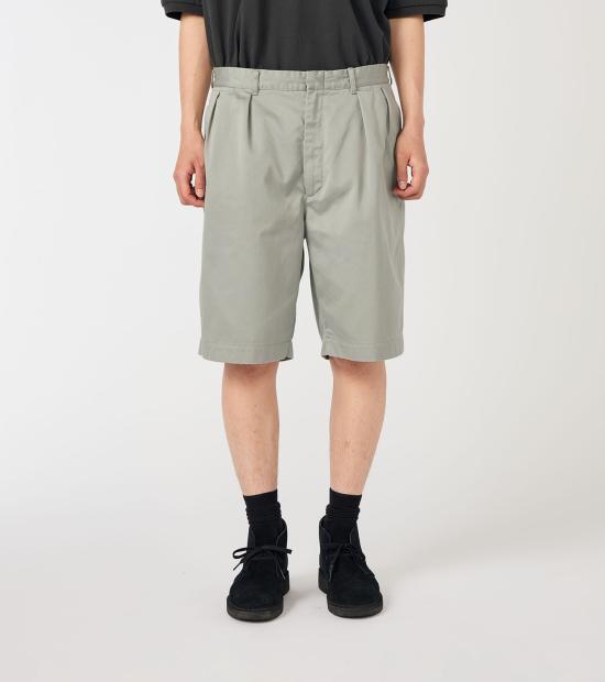 nanamica Men's Cotton Casual Short Pants S25SD108E LH LIGHT GRAY DOM