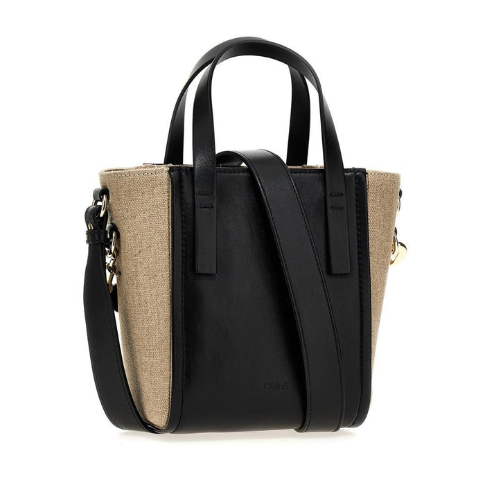 Chloe Sense Small Tote Bag Black CHC23AS425L16 001