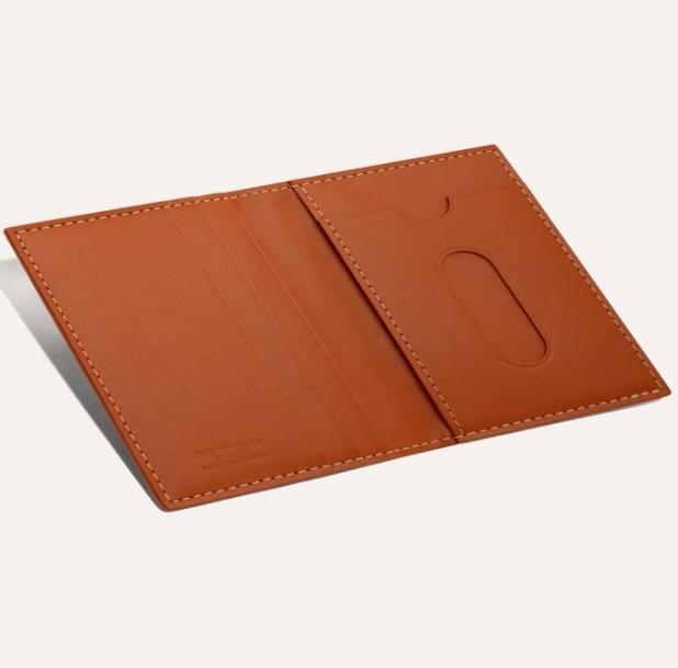 GOYARD Saint Marc Card Holder Wallet Black Leather