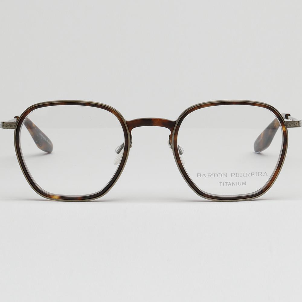 Barton perreira Titanium Acetate Round Eyeglass Frames OGDEN BP5044 1IR