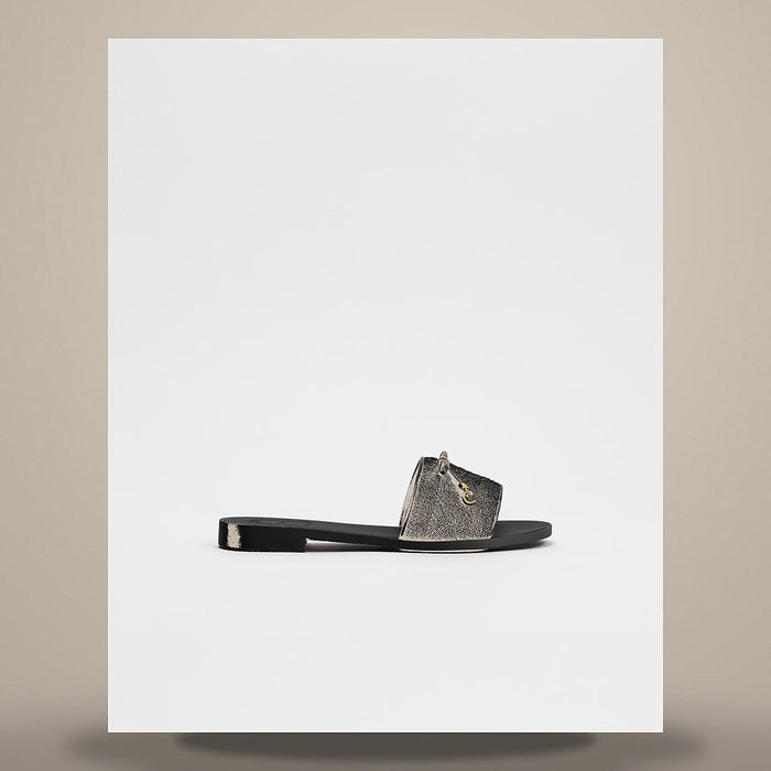 DIOR Black Cannage Slide Sandals Technical Fabric KCO670SOG S900