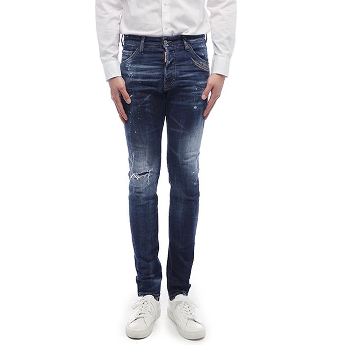 Dsquared2 Vintage Wash Cool Guy Denim Cargo Pants