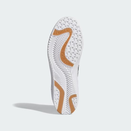 Adidas White Leather Lace-Up Sneakers for Men JH8168 DOM