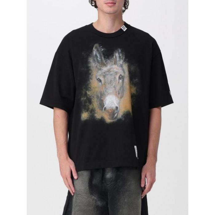 Maison Mihara Yasuhiro Black Horse Print Short Sleeve T-Shirt J16TS851