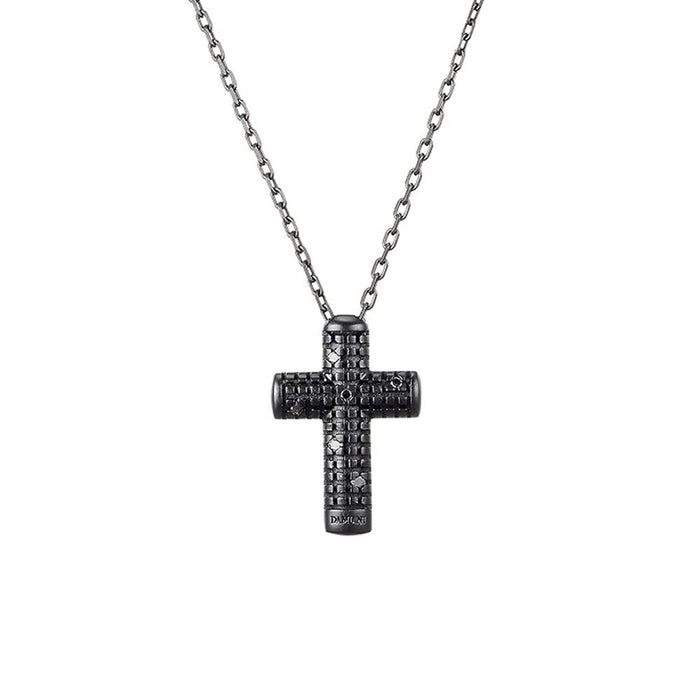 DAMIANI Metropolitan Diamond Cross Pendant Necklace Unisex