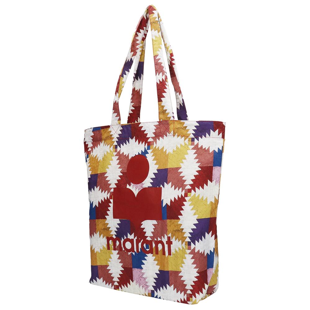 Isabel Marant WOOM Logo Graphic Canvas Tote Bag