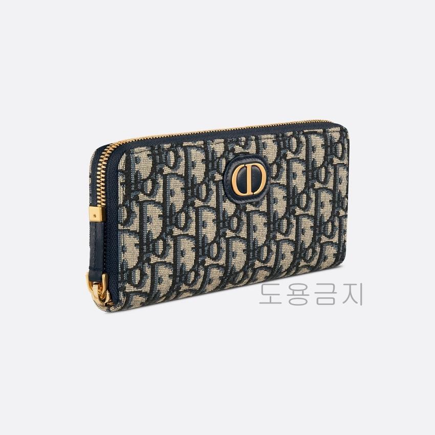 DIOR 30 Montaigne Voyageur Slim Long Wallet for Women S2189UTZQ M928