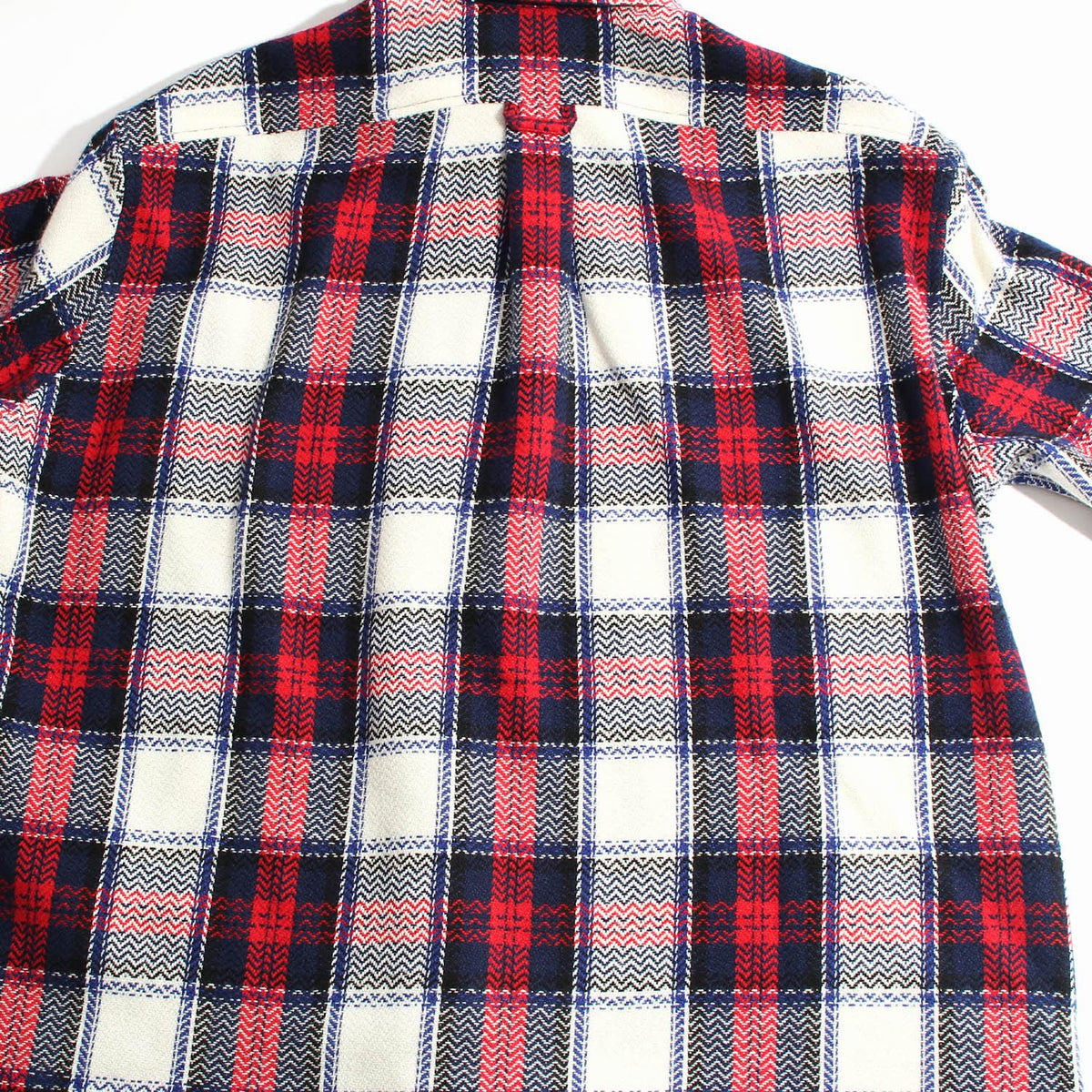 CELINE Black Red Check Cashmere Overshirt Men’s Long Sleeve Shirt