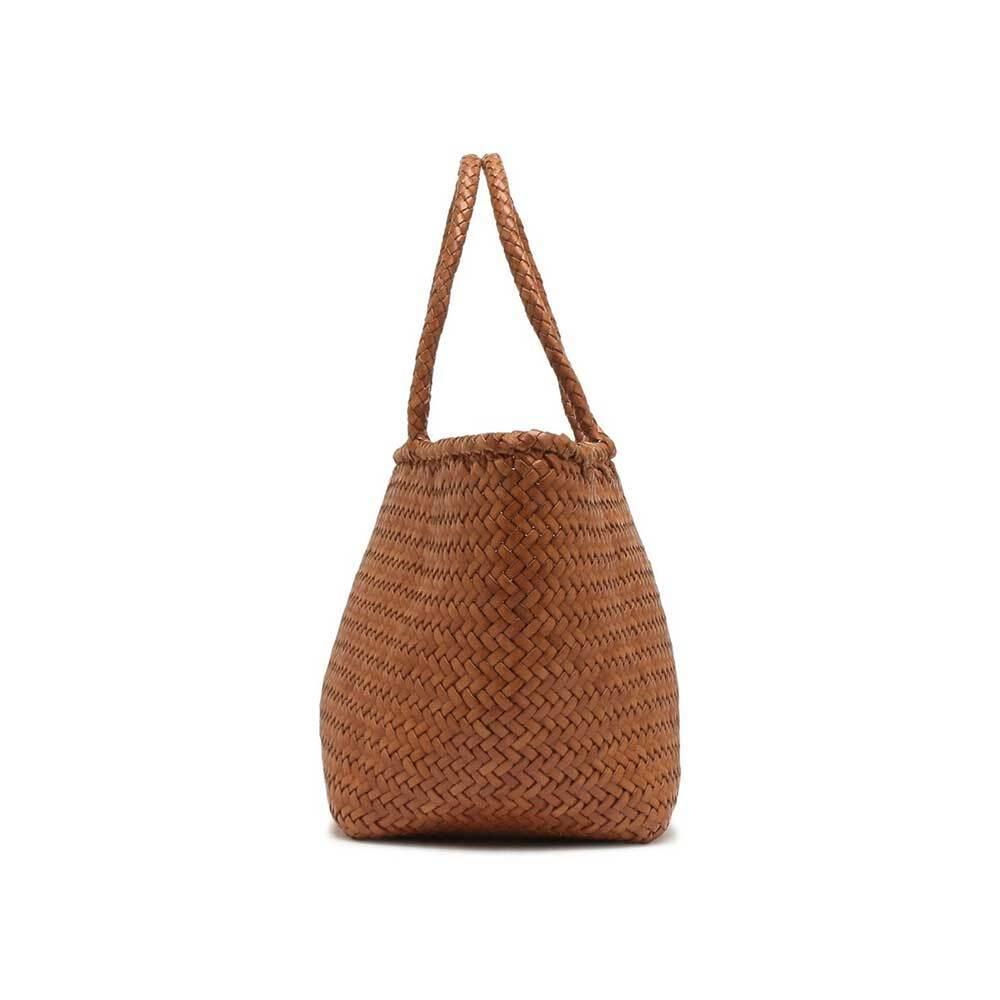 Dragon Diffusion Tan Leather Grace Small Tote Bag 8813 TAN